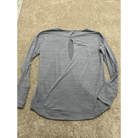 KUHL Top Medium Blue Gray Intent Krossback Long Sleeve Jersey - Picture 10 of 11